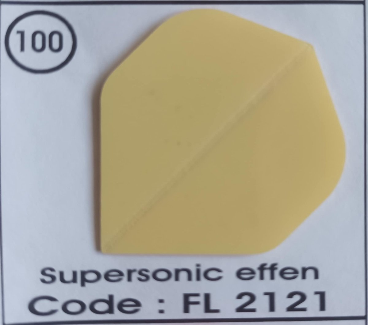 Dart Flights - 10 sets (30 stuks) - 100 micro - Supersonic - FL2121