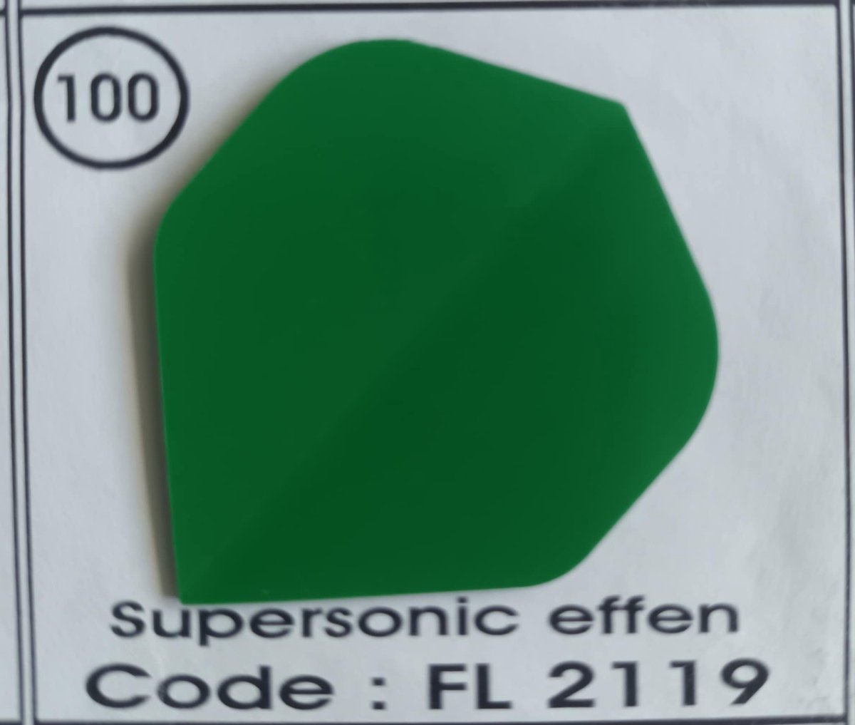 Dart Flights - 10 sets (30 stuks) - 100 micro - Supersonic - FL2119