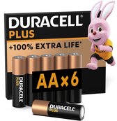 Bol.com Duracell Plus AA - alkaline batterijen - 15V LR6 - 6 stuks aanbieding