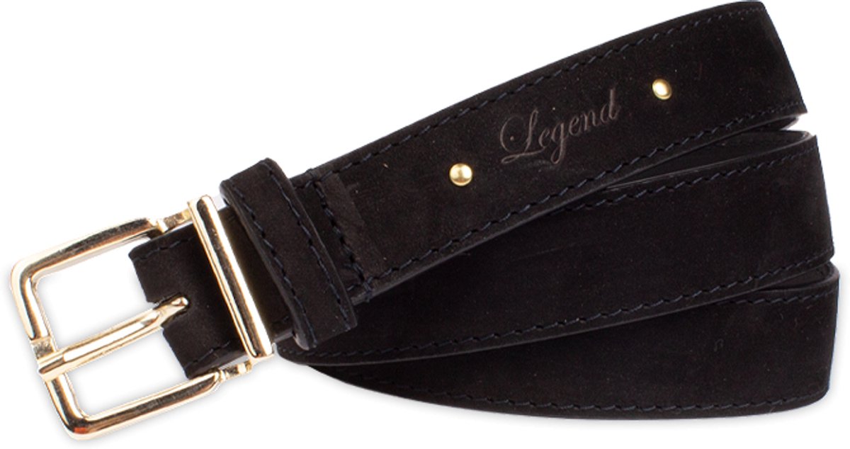 Legend Dames - Leren riem - Zwart - 95cm