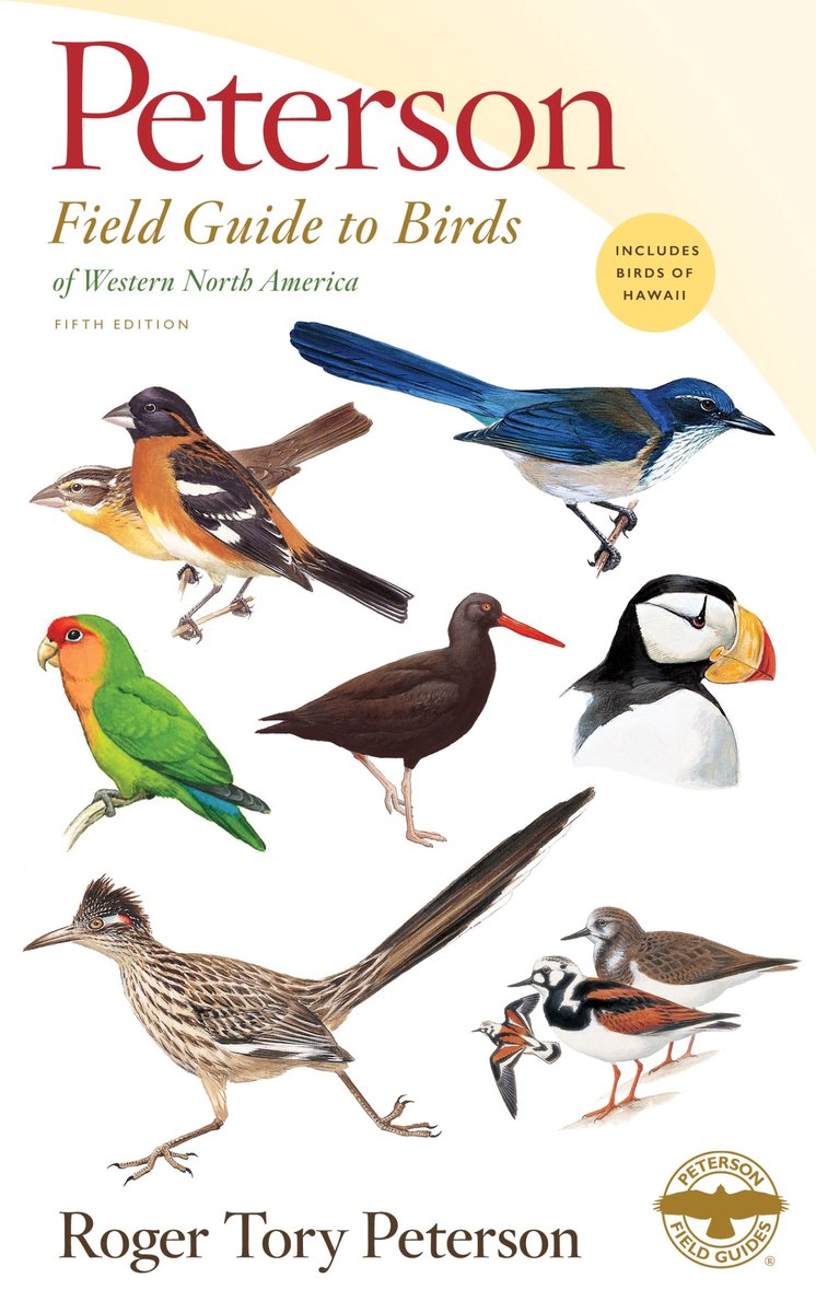Omslag van Peterson Field Guide to Birds of Western North America, Fifth Edition Peterson Field Guides