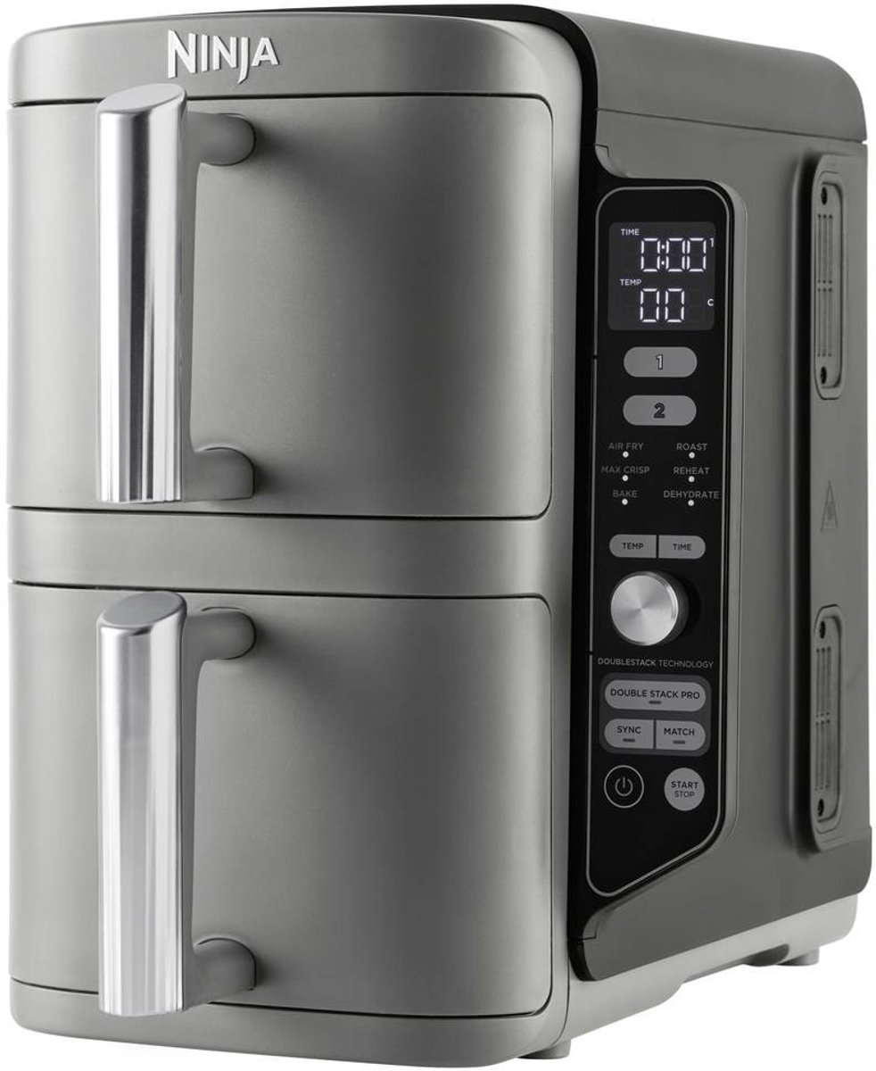 Ninja Double Stack Airfryer XXL - 9.5 Liter - Dubbele Gestapelde Lades - 6 Programma's - Inclusief Kookrekjes - SL400EU — afbeelding 5