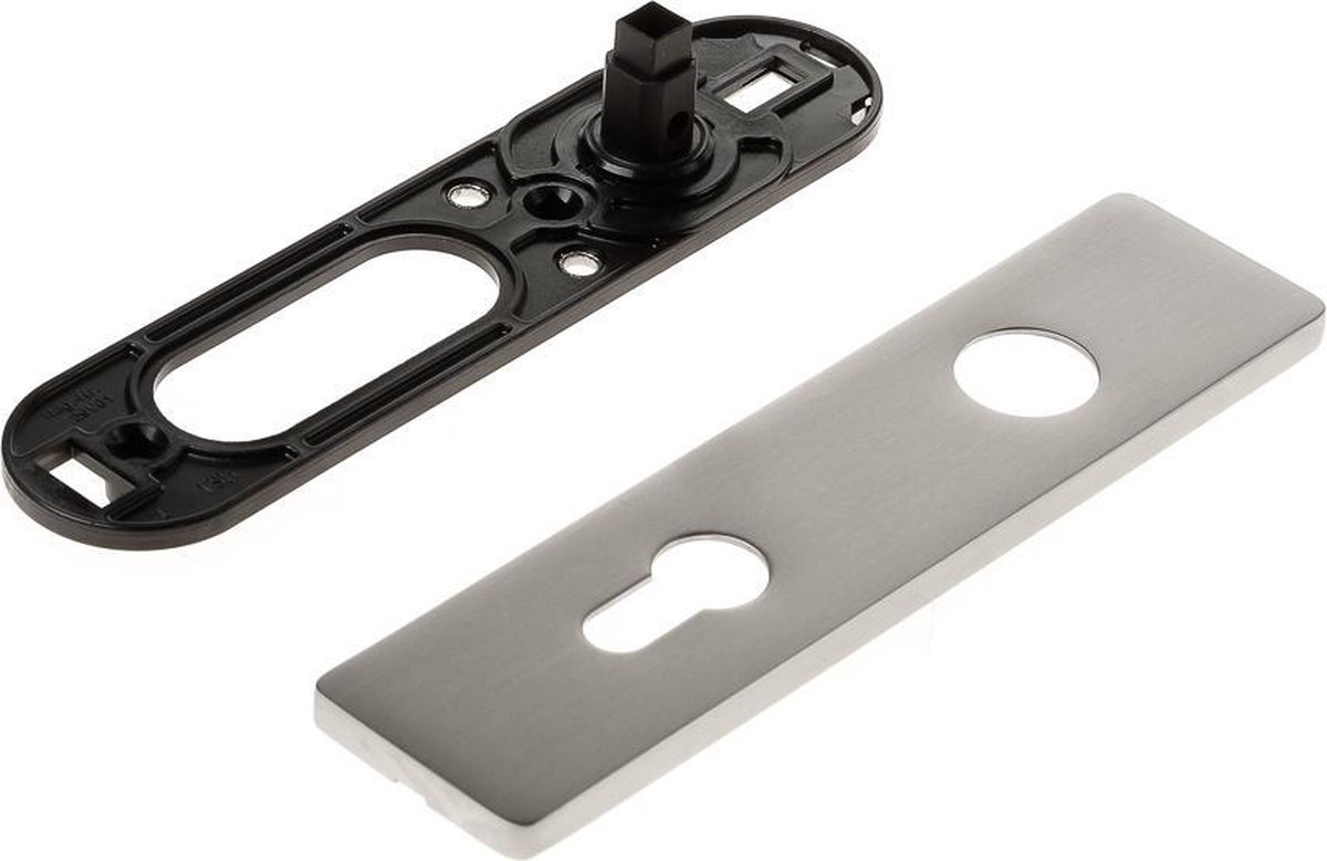 Kortschild rechthoekig ASL rvs PC72
