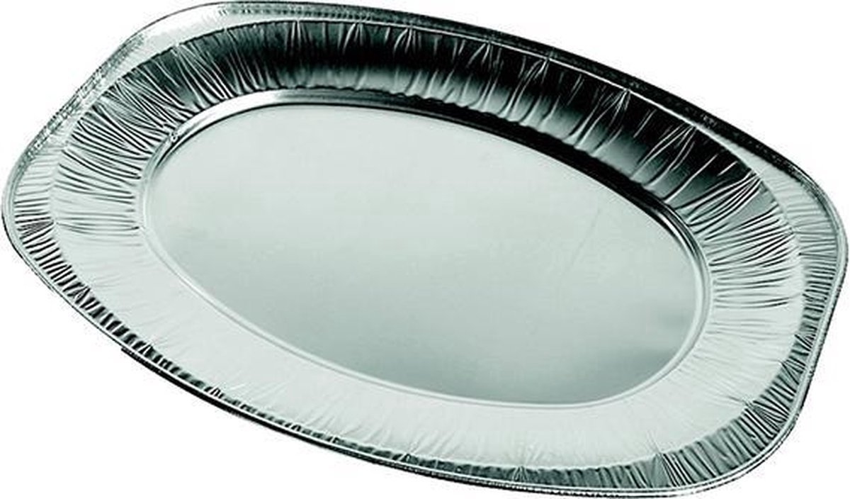 Aluminium schaal - Catering schaal - 35cm - 10 stuks - serveerschaal