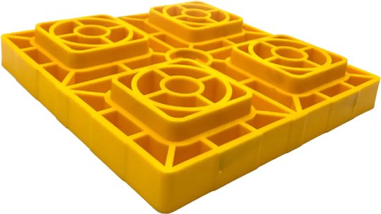 Stapelblokken voor Caravan & Camper - Levelling Blocks voor Wielen en Steunpoten - Verhogingsblokken tegen Verzakkingen - Set van 10 Blokken met Deksel en Opberghoes — afbeelding 5