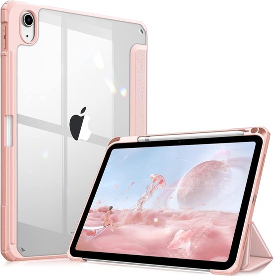 Étui Sounix pour tablette Apple iPad 11 (2025) A16 / Apple iPad 10.9 (2022) - Rose