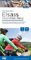 Regionalkarte- Elsass Oberrhein North cycling map