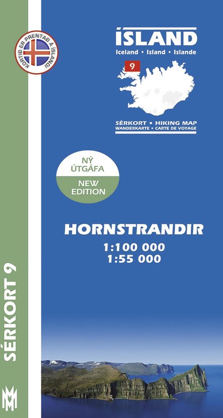 Island Serkort 09 Hornstrandir 1 : 100 000 / 1 : 55 000 - cover