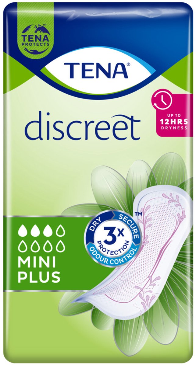 TENA Discreet Mini Plus - 2 x 20 stuks - Voordeelverpakking
