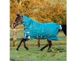 Horseware Paardendeken Horseware Amigo Plus Met Hals 400gr Donkerblauw-grijs | Maat: 145/198 Cm - 145/198