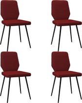 Eetkamerstoelen set 4 stuks  (Incl LW anti kras viltjes) - Eetkamer stoelen - Extra stoelen voor huiskamer - Dineerstoelen – Tafelstoelen