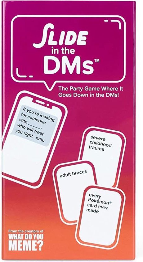 Thumbnail van een extra afbeelding van het spel Slide in the DMs Party Game