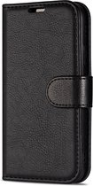 Huawei P40 Lite Book case + screen protector/ Rico Vitello L Wallet case kleur Zwart
