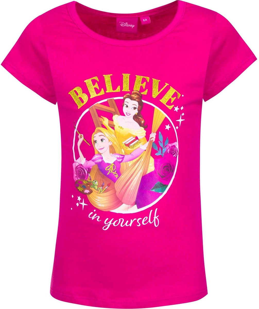 Disney Princess t-shirt fuchsia 116