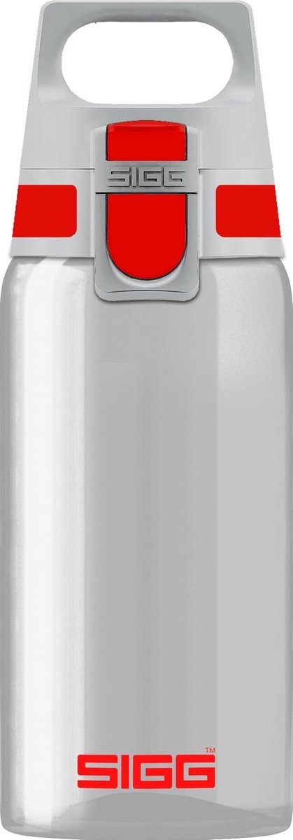 Sigg Drinkfles Total Clear One 50 Ml Transparant/rood