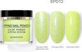Born Pretty Shelly Colour powder| Willow Flower|SPD12| Glitter dipping nagel poeder