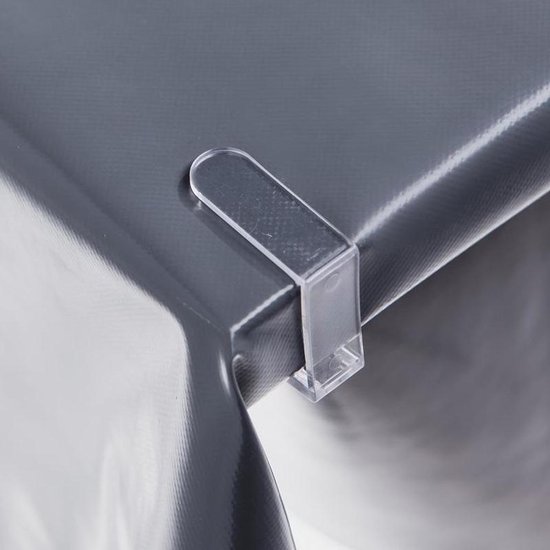 12 Pinces à Nappe Transparentes En ABS - Fixation Antidérapante Pour Tables D'extérieur, Repas Au Vent, Pratique Et Réutilisable