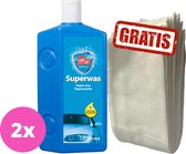 Mer Original Super Wash (2x) + Chiffons de nettoyage pack de 10 | Ensemble de remise