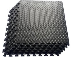 zwembad onderhoud - 6 tegels - zwembad tegels - ondertegels - ondervloer - grondzeil - fitness mat - Grijs foam