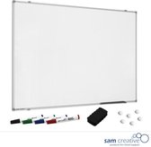 Whiteboard Basic Series 90x150 + Starter kit | Magnetisch whiteboard | Whiteboard met starter kit