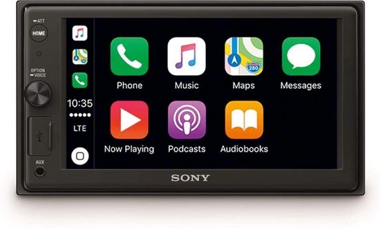 Doorlaatbaarheid bellen Plunderen SONY XAV-AX1000 - Visual 2 din Autoradio - Apple CarPlay - Bluetooth -  Plug&Play | bol.com
