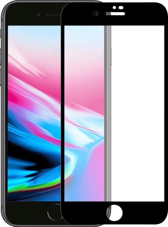 Misbruik intern Ontwaken Sino Tech iPhone glazen screenprotector Iphone 6/6S/7/8/SE 2020 Black|  Tempered glass... | bol.com