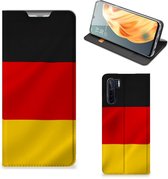 Telefoontasje OPPO Reno3 | A91 Smartphone Hoesje Duitse Vlag