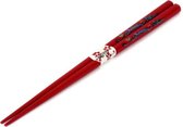 Japanse eetstokjes met draak motief (rood)