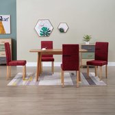 Eetkamerstoelen set 4 stuks  (Incl LW anti kras viltjes) - Eetkamer stoelen - Extra stoelen voor huiskamer - Dineerstoelen – Tafelstoelen