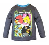 Angry Birds - Longsleeve - Zwartgrijs - 104 cm - 4 jaar - 100% Katoen