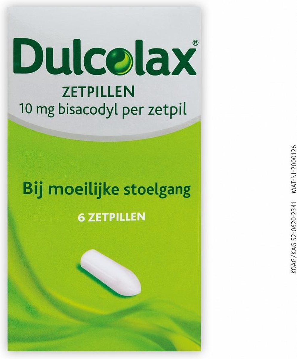 Goedkoopste Dulcolax Bisacodyl 10Mg Zetpil - 6St