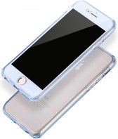 Apple iPhone 11 Book Case | 360 Graden Bescherming | Voor- en Achterkant | Siliconen Hoesje | Blauw