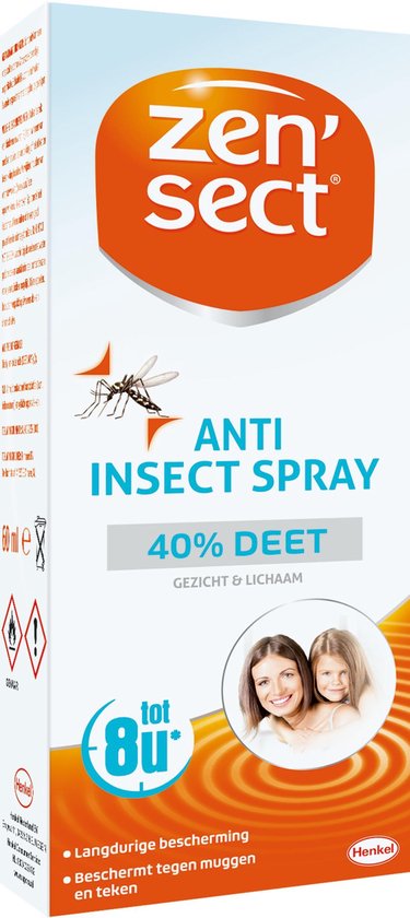 ZENSECT Insectenbescherming - Anti Insect Spray 40% DEET
