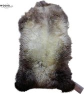 WOOOL Schapenvacht - Beige Australisch L (105cm) 100% ECO - Kortharig - Heerlijk Zacht Schapenvel