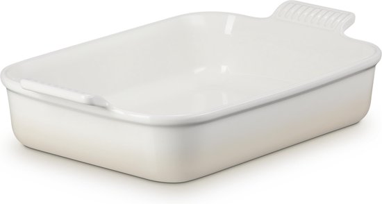 Le Creuset Ovenschaal Heritage - Meringue -32 x 24 cm / 4 liter