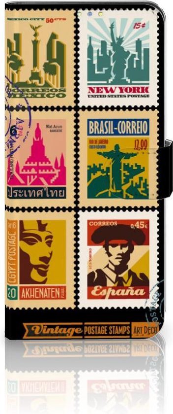 Portefeuille Xiaomi Redmi Note 9 Pro | Note 9S Cuir PU Portefeuille Livre Timbres