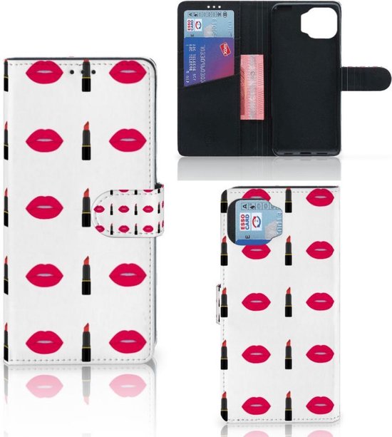Goed opgeleid Soeverein Geruïneerd Telefoonhoesje Motorola Moto G 5G Plus Beschermhoes Lipstick Kiss | bol.com