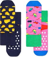 Happy Socks Kids Mouse Anti-Slip SokkenKMOU19-0100 -   Kinderen - 12-24M