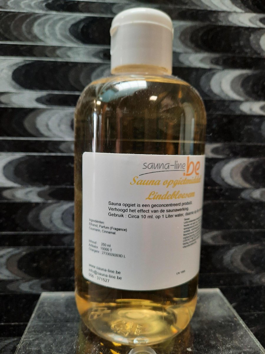 Goedkoopste sauna opgietmiddel lindebloesem 250 ml - sauna geuren - sauna opgiet