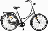 Wheelerz omafiets classic eco 26 inch matzwart | unisex