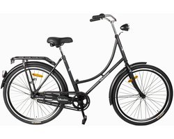 Wheelerz omafiets classic eco 26 inch matzwart | unisex