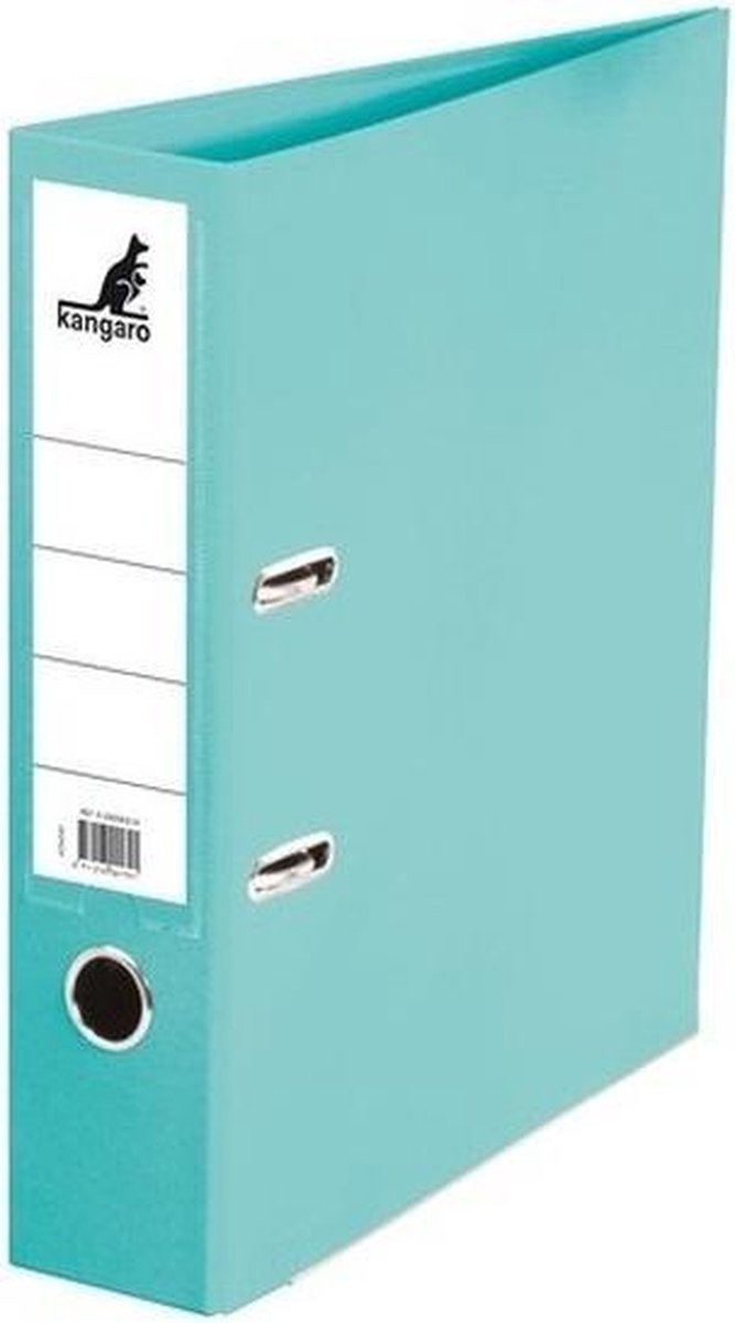 Set de 10 x classeurs / classeurs à anneaux turquoise / vert menthe 75 mm 2  trous A4 