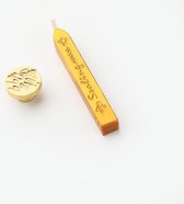 Wax seal | zegel set | with love | met goude wax