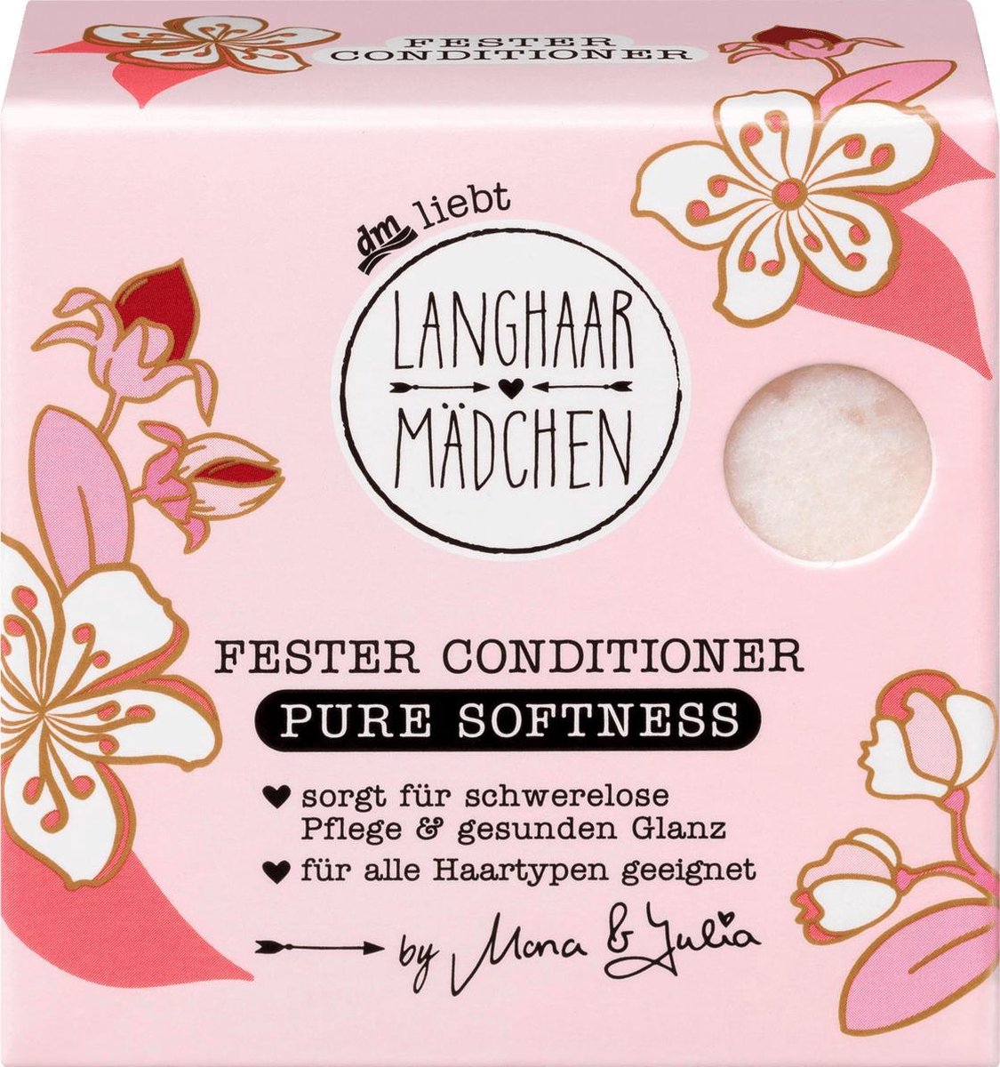Langhaarmädchen Solid Conditioner Pure Softness - Haarzeep - Zonder siliconen, vegan (65 g)