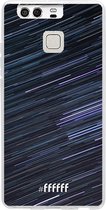 Huawei P9 Hoesje Transparant TPU Case - Moving Stars #ffffff