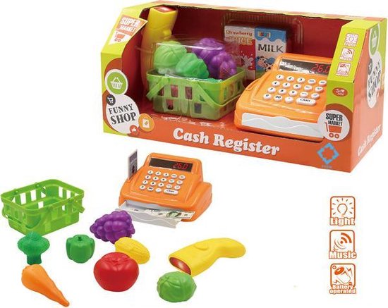 Speelgoed Winkeltje Kinderen - Speelgoed Kassa met Scanner – 3 | bol .com