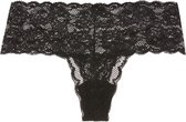 Cosabella Never Say Never Comfie Cutie String - BLACK - Maat S/M
