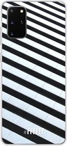 Samsung Galaxy S20+ Hoesje Transparant TPU Case - Mono Tiles #ffffff