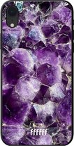 iPhone Xr Hoesje TPU Case - Purple Geode #ffffff