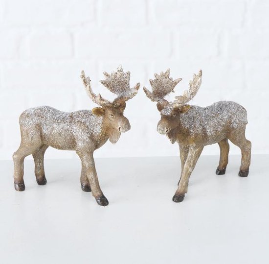 Eland Rendier 2 set Winter Beeld 13cm